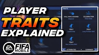 Learn the Basics Player Traits  Fifa Mobile 22 [upl. by Nosyd273]