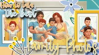 How I Take My Family Photos 📸  The Sims 4 Tutorial [upl. by Ttekcirc]