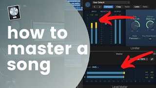 How To Master A Song In Logic Pro [upl. by Perusse85]