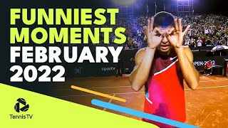 Forgotten Scores Silent Mics Shirt Rips amp Much More  February 2022 Funniest Tennis Moments [upl. by Artnoed]