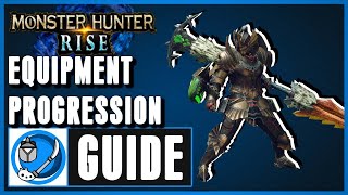 MH Rise Insect Glaive Equipment Progression Guide Recommended Playing [upl. by Anrapa]