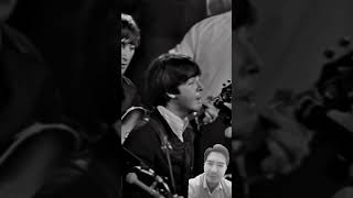 Iconic song from Beatles💙 beatles thebeatles music musica react shorts live singing [upl. by Orelia]