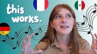 how i learn languages with MUSIC 🎵🎶 tips resources process [upl. by Atinus]