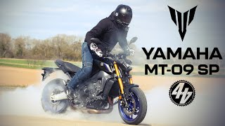 2021 Yamaha MT09 SP Review  Skids  Wheelies [upl. by Chandal]