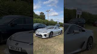 Stunning Lexus LFA spotted in a public car park 🔥👀 lexus lfa fypage automobile hypercars [upl. by Gabriellia]