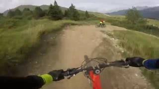 Evil Following vs Santa Cruz Bronson  Bike park Tonale [upl. by Amery610]