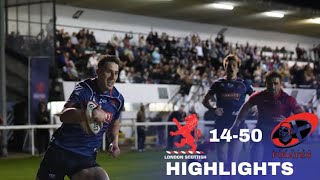 London Scottish vs Cornish Pirates Highlights [upl. by Chellman]