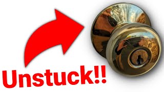 ► Easily Fix Your Sticky Doorknob [upl. by Macnamara]