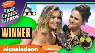 Fuller House Wins  Candace Cameron Bure amp Cast Give Inspiring Speech  2019 Kids Choice Awards [upl. by Felecia]