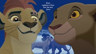 Kiara explains to Kion how she met Kovu  The Lion King FANMADE [upl. by Ayam87]