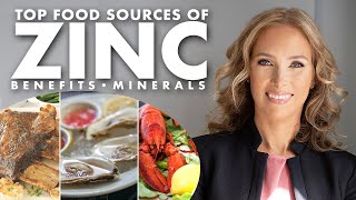 Top Food Sources High in Zinc  Dr J9Live [upl. by Darreg320]