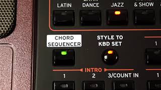 Korg PA Tutorial Chord Sequencer Tutorial and Looping Chords on PA1000 [upl. by Bores604]