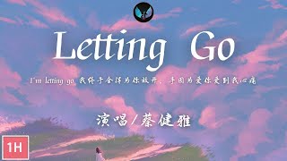 蔡健雅  Letting Go『Im letting go 我终于舍得为你放开手，因为爱你爱到我心痛。』【 一小時版本】 [upl. by Sybilla]