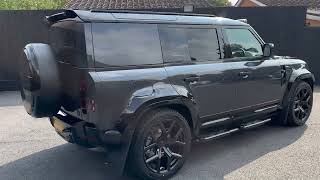 2024 Land Rover Defender 110 Carpathian Grey Urban Kit Walkaround [upl. by Gibson]