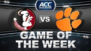 Game of the Week  Florida State vs Clemson  ACCDigitalNetwork [upl. by Decato43]