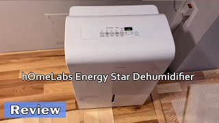 Review hOmeLabs 4500 Sq Ft Energy Star Dehumidifier [upl. by Beyer]