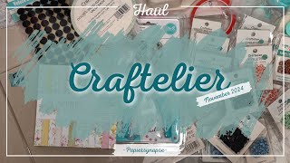 Craftelier Haul November 2024  Papiersynapse [upl. by Idhem680]