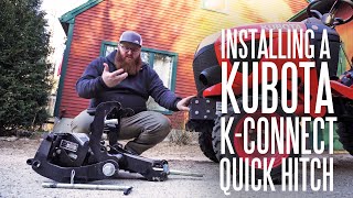 Kubota KConnect Front PTO and Snowblower Install [upl. by Nosna]