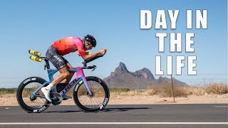 DAY IN THE LIFE  Swim Bike Run Food and Family [upl. by Normandy]