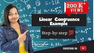 Linear congruence example 2  Number theory  Finding solution of x  Fully Solved Example Solution [upl. by Alemaj]