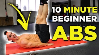 10 MINUTE 6 PACK ABS For Beginners You Can Do Anywhere [upl. by Nyrual]