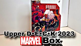 New Marvel Upper Deck 2023 Annual Booster Box [upl. by Siver]