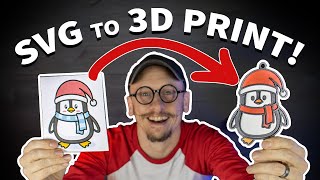 How to Turn an SVG into a 3D Print [upl. by Gross]