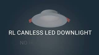 Halo RL Canless Downlight Install Video [upl. by Nnylram]