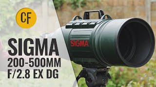 Special Sigma 200500mm f28 EX DG Green Giant lens review with samples [upl. by Hedva]