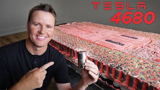 Picking up my New Tesla 4680 Battery [upl. by Carrew]