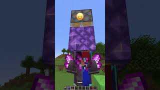 Improving Armor vs Powering Emoji Reaction shorts minecraft meme [upl. by Anallise]