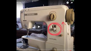 Threading a Bernina 707 [upl. by Temple]