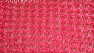 Pletenje  4 Mreža ili bod čipke  Knitting tutorial  Easy Lace Stitch [upl. by Alleciram]