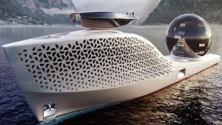 Earth 300 631M Floating Sphere Yacht Tackling Climate Change [upl. by Pippas513]