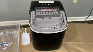 Countertop Ice Maker Review  Ice Maker Machine 6 Mins 9 Bullet Ice [upl. by Zedekiah]