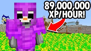 I Built the Worlds Fastest XP Farm in Minecraft Hardcore [upl. by Neemsaj]