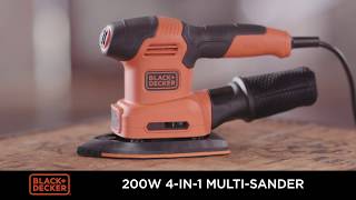 BLACKDECKER® 200W Multi Sander [upl. by Oisor]