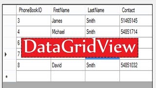 How to Display Database Table in C Datagridview [upl. by Schnurr]