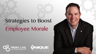 Strategies to Boost Employee Morale [upl. by Phares]