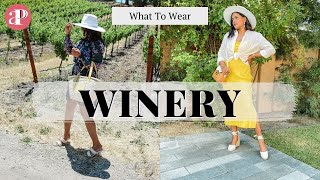 WHAT TO WEAR to a Winery or Wine Tasting in Summer [upl. by Nerol]