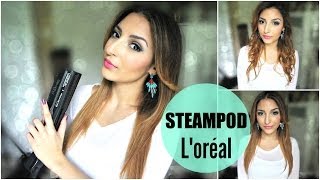 Loréal SteamPod  Cheveux lisses souples et brillants [upl. by Ludovico]