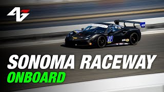 ONBOARD  Ferrari 488 Challenge At Sonoma [upl. by Kraul]