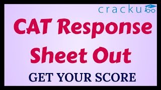 CAT Response Sheet Out  Get your score [upl. by Willis715]