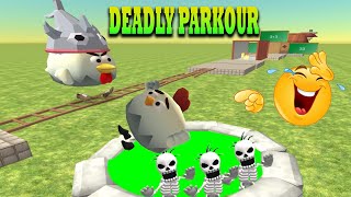 DEADLY PARKOUR IN CHICKEN GUN [upl. by Marilyn]