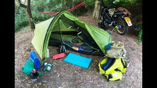 Moto Camping  Clacton Ardleigh Dedham Hadleigh and Rattlesden Cross Country Route Yamaha XSR125 [upl. by Haney]