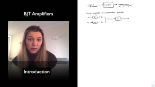 Introduction to BJT Amplifiers [upl. by Yuille]