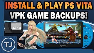 PS Vita Install amp Play VPK Game Backups On 365368 VitaShell [upl. by Ainnat]