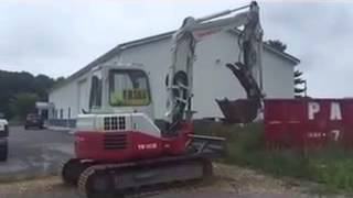 2010 Takeuchi TB180 FR 18000 Lb Excavator Being Sold at Auction 82015 [upl. by Ayoral]