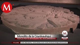 Celebran 40 años del descubrimiento del Monolito de Coyolxauhqui [upl. by Mallis]