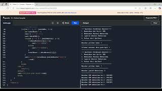 Online C Compiler Programiz APLIKASI ABSENSI DATA MAHASISWA [upl. by Rowan818]